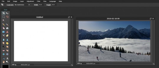 Instructions on how to resize an image