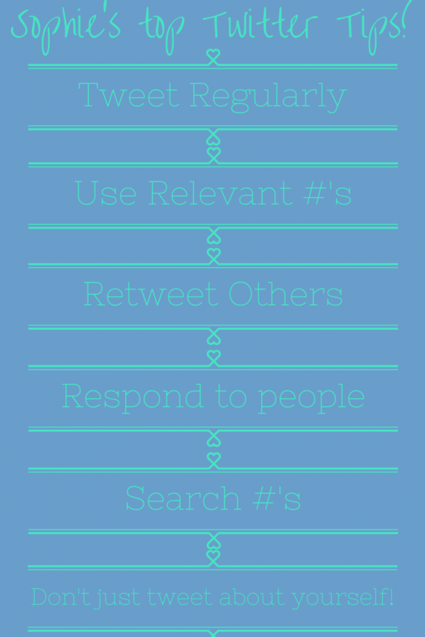Sophie's twitter tips graphic